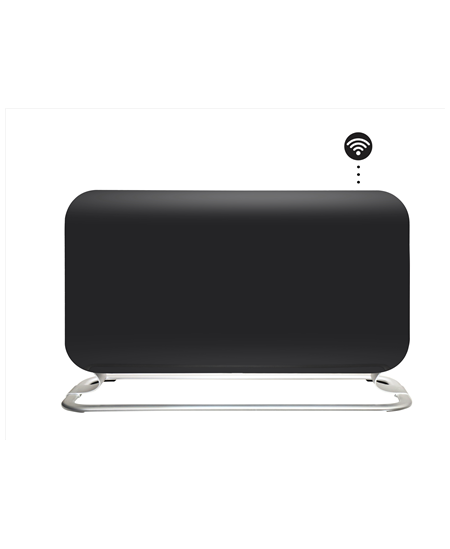 Mill CO1200WIFI3BLACK GEN3 Convection Heater, 1200W, Steel fronts, LED display, Black