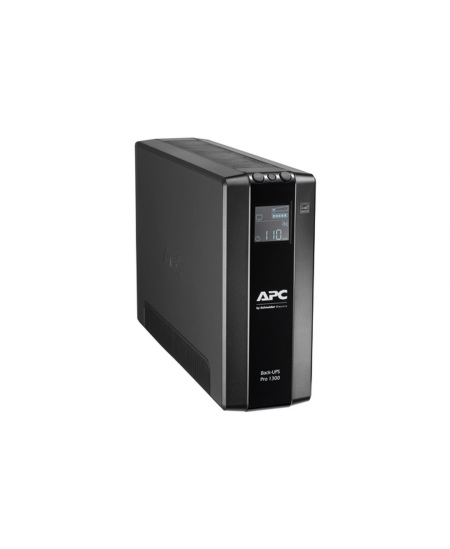 Schneider Electric APC Back-UPS Pro, tower, 230V, 8x IEC C13 outlets, AVR, LCD, user-replaceable battery | BR1300MI | 1300 VA | 