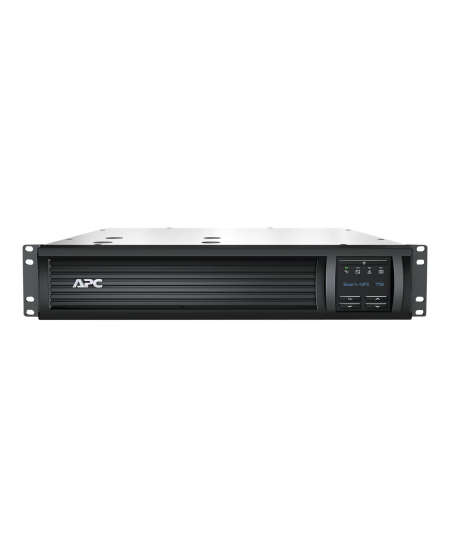 Schneider Electric Smart-UPS, Rackmount 2U, SmartConnect port+SmartSlot, AVR, LCD | SMT750RMI2UC | 750 VA | 500 W