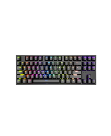 Genesis | THOR 404 TKL | Mechanical Gaming Keyboard | Wired | US | Gateron Yellow Pro | Black | RGB