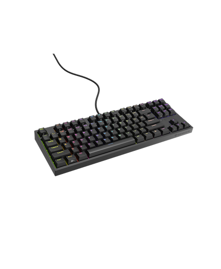 Genesis | THOR 404 TKL | Mechanical Gaming Keyboard | Wired | US | Gateron Yellow Pro | Black | RGB