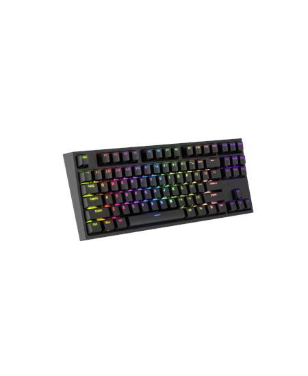 Genesis | THOR 404 TKL | Mechanical Gaming Keyboard | Wired | US | Gateron Yellow Pro | Black | RGB