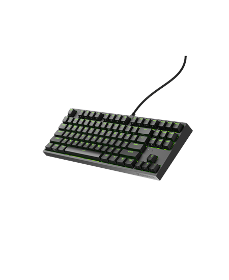 Genesis | THOR 404 TKL | Mechanical Gaming Keyboard | Wired | US | Gateron Yellow Pro | Black | RGB