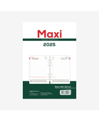 Vidaus blokas kalendoriui MAXI DAY organizer A5, 2027