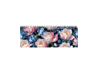 Kalendorius MEMO Tulips  2027, 290 x 110 mm, kartoninis