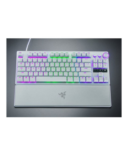Razer Huntsman V3 Pro Tenkeyless | Gaming Keyboard | Wired | US | Razer Analog Optical Switch Gen-2 | White