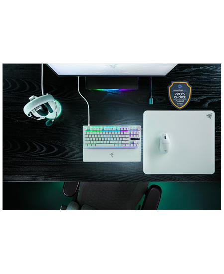 Razer Huntsman V3 Pro Tenkeyless | Gaming Keyboard | Wired | US | Razer Analog Optical Switch Gen-2 | White