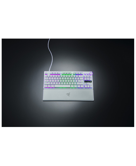 Razer Huntsman V3 Pro Tenkeyless | Gaming Keyboard | Wired | US | Razer Analog Optical Switch Gen-2 | White