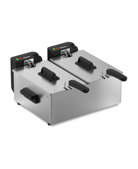 Tristar Double deep fryer | FR-9342 | Power 3600 W | Capacity 6 L | Silver