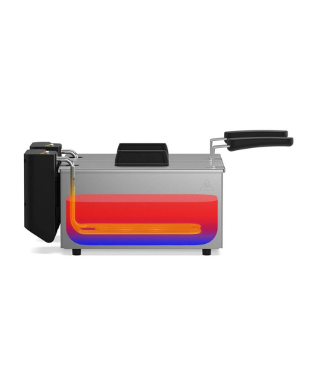 Tristar Double deep fryer | FR-9342 | Power 3600 W | Capacity 6 L | Silver