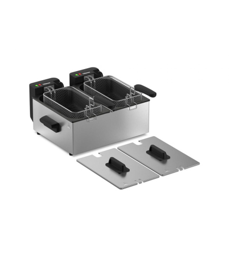 Tristar Double deep fryer | FR-9342 | Power 3600 W | Capacity 6 L | Silver