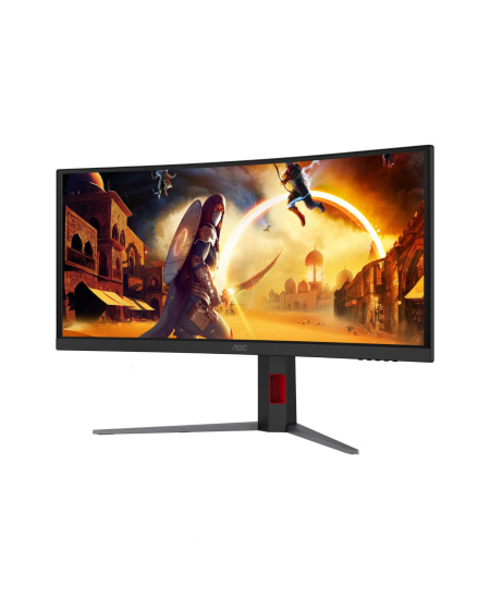 AOC CU34G4CA | 34 " | Fast VA | WQHD | 21:9 | 180 Hz | 1 ms | 3440 x 1440 pixels | 450 cd/m² | HDMI ports quantity 2 | Bla