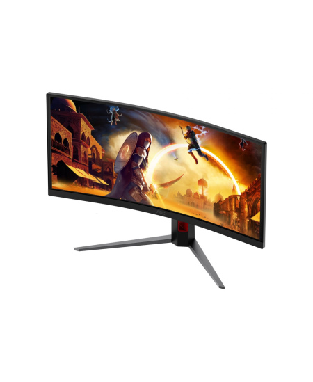AOC CU34G4CA | 34 " | Fast VA | WQHD | 21:9 | 180 Hz | 1 ms | 3440 x 1440 pixels | 450 cd/m² | HDMI ports quantity 2 | Bla