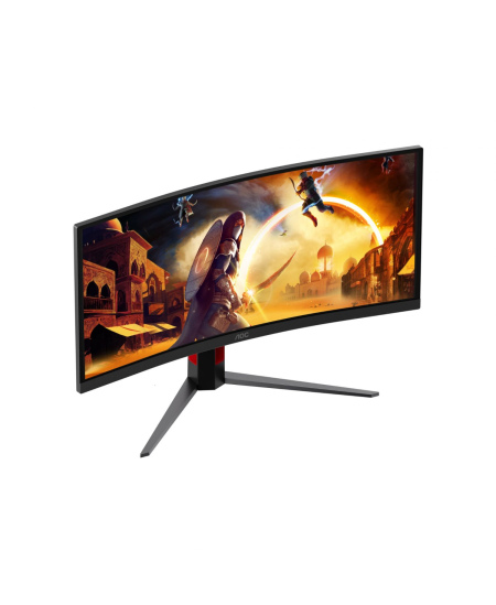 AOC CU34G4CA | 34 " | Fast VA | WQHD | 21:9 | 180 Hz | 1 ms | 3440 x 1440 pixels | 450 cd/m² | HDMI ports quantity 2 | Bla