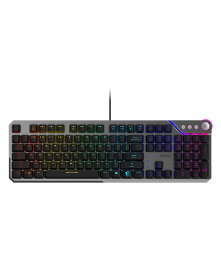 MSI STRIKE 600 V2 SILENT | Gaming keyboard | Wired | US | Mechanical - Silent