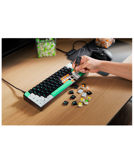 Razer | Reclusa X Mini 65% | Mechanical Gaming Keyboard | Wired | US | Razer Mechanical Switches Gen-3 (Tactile) | Black