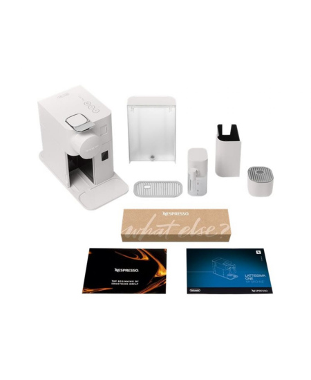 Delonghi | Coffee Machine | EN510.W Lattissima One | Pump pressure 19 bar | Built-in milk frother | Automatic | 1450 W | White