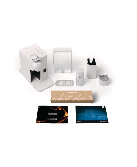 Delonghi | Coffee Machine | EN510.W Lattissima One | Pump pressure 19 bar | Built-in milk frother | Automatic | 1450 W | White
