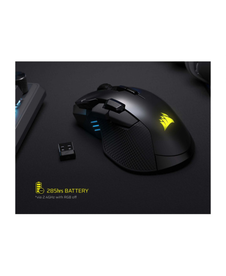Corsair IRONCLAW SE | Gaming Mouse | Wireless/Wired | 2.4GHz, Bluetooth, USB-C | Black