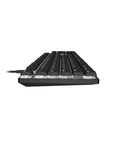 Natec Amberjack | Keyboard | Wired | US | Linear | White backlight, Hot-swappable switches, Anti-ghosting, Built-in memory, Macr