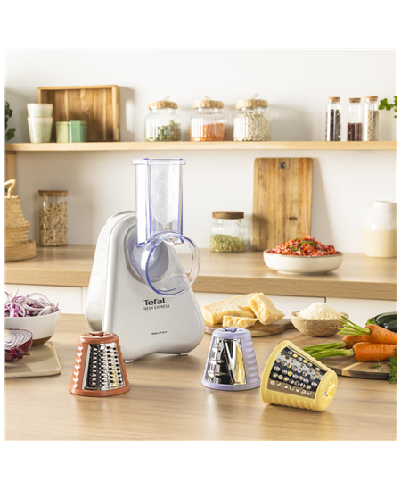 TEFAL Vegetable slicer | Fresh Express DN853BE0 | Light Gray | 150 W