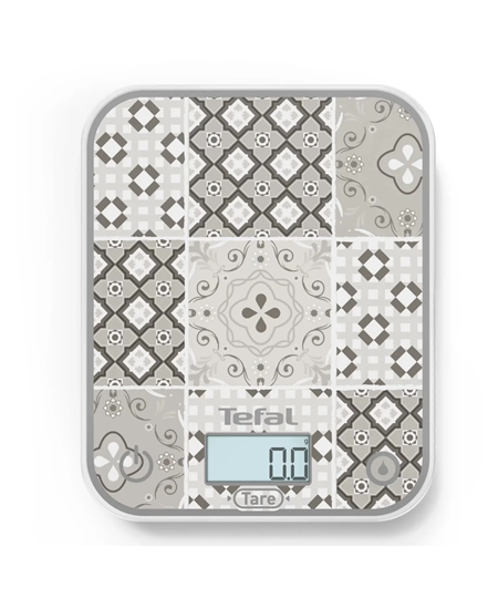 TEFAL Electronic Kitchen Scale | Optiss BC50D6V0 | Graduation 0.5/1 g | Display type LCD | Mozaic Decor