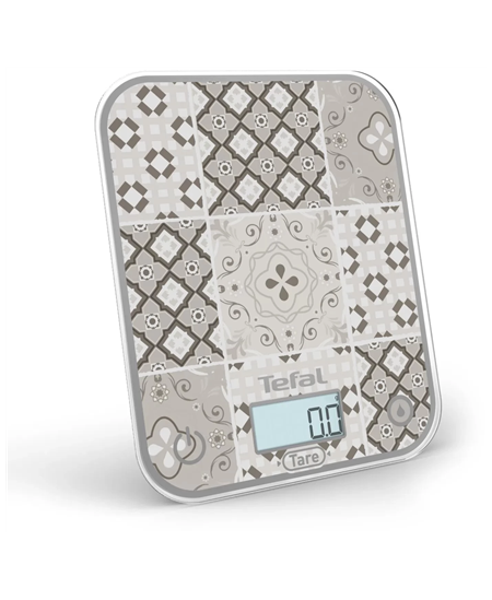 TEFAL Electronic Kitchen Scale | Optiss BC50D6V0 | Graduation 0.5/1 g | Display type LCD | Mozaic Decor