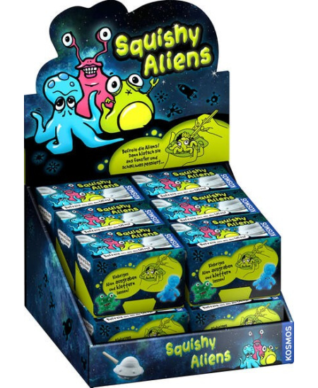 Lavinamasis rinkinys SQUISHY ALIENS SCHACHTEL 5-12