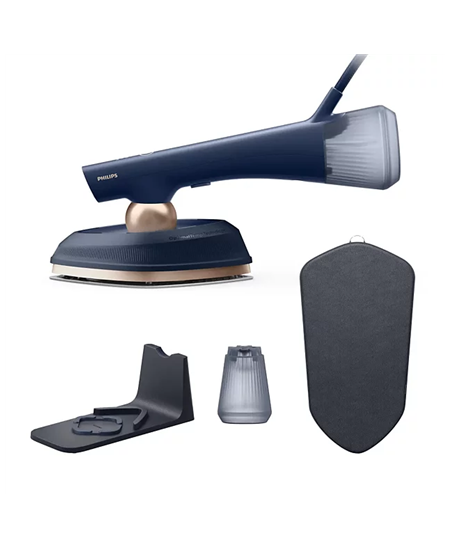 Philips Steam Iron with Soft Board | OneTurn GC215/20 | Steam Iron | 1800 W | Water tank capacity 200+300 ml | Continuous steam 