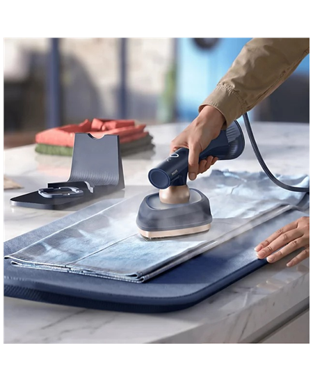 Philips Steam Iron with Soft Board | OneTurn GC215/20 | Steam Iron | 1800 W | Water tank capacity 200+300 ml | Continuous steam 