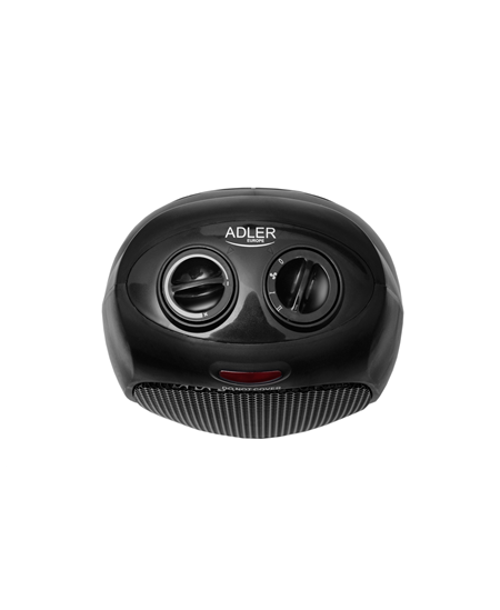 Adler AD 7702 PTC Heater, Number of power levels 2, 1500  W, Number of fins Inapplicable, Black