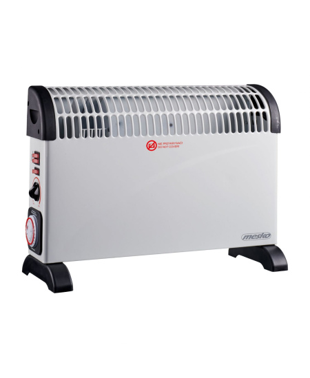 Mesko Convector Heater with Timer and Turbo Fan MS 7741w 2000 W, Number of power levels 3, White