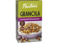 Granola PAULUNS, su lazdyno riešutais, ir datulemis, 450 g