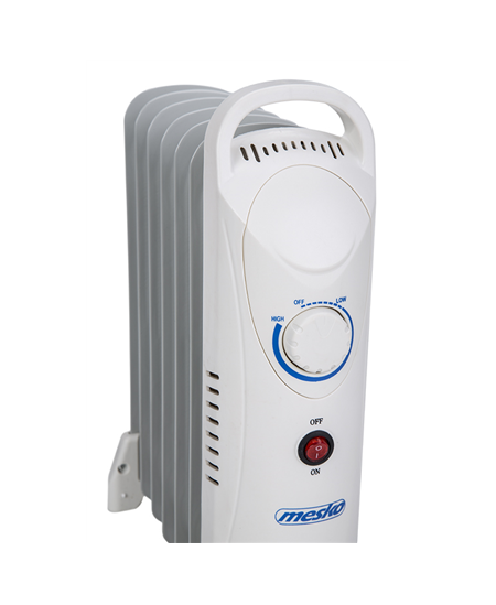 Mesko | MS 7804 | Oil Filled Radiator | 700 W | Number of power levels 1 | White