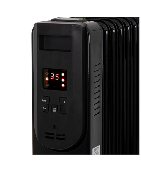 Camry | Heater | CR 7813 | Oil Filled Radiator | 2500 W | Number of power levels 3 | Black