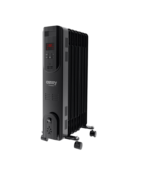 Camry | Oil-Filled Radiator with Remote Control | CR 7812 | Oil Filled Radiator | 1500 W | Number of power levels 3 | Black