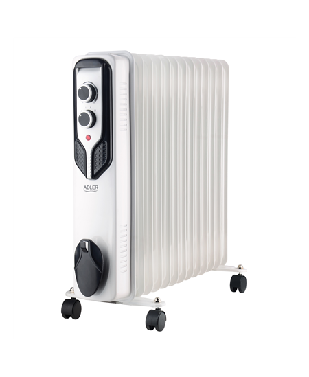 Adler | Oil-Filled Radiator | AD 7818 | Oil Filled Radiator | 2500 W | Number of power levels 3 | White