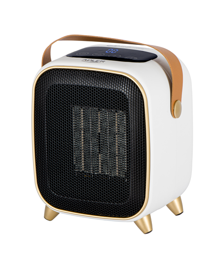Adler AD 7762 Ceramic Fan Heater with LED Display, Cool Air Fan