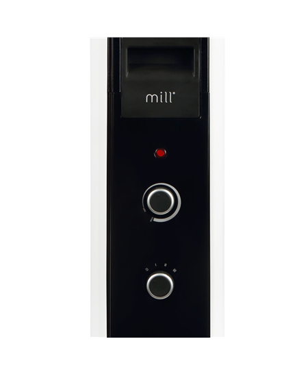 Mill Heater AB-H1000MEC Oil Filled Radiator, 1000 W, Number of power levels 3, Suitable for rooms up to 12-16 m², White