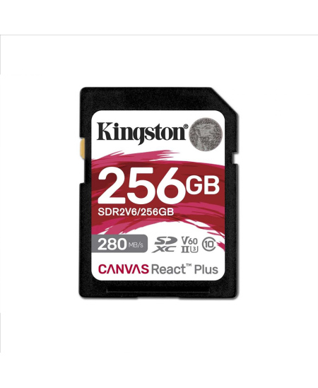 Kingston | Canvas React Plus | 256 GB | SD | Flash memory class 10