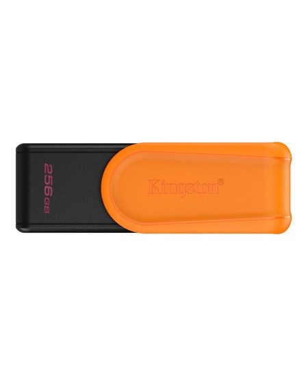 Kingston USB Flash Drive | DataTraveler Exodia S | 256 GB | USB Type-A | Black/Orange