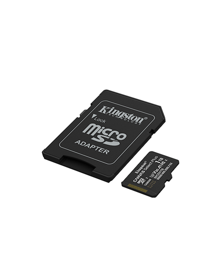 Kingston Memory card | Canvas Select Plus | 1000 GB | microSD | Flash memory class Class 10, UHS-I, U1/U3, video class 10/30, A1