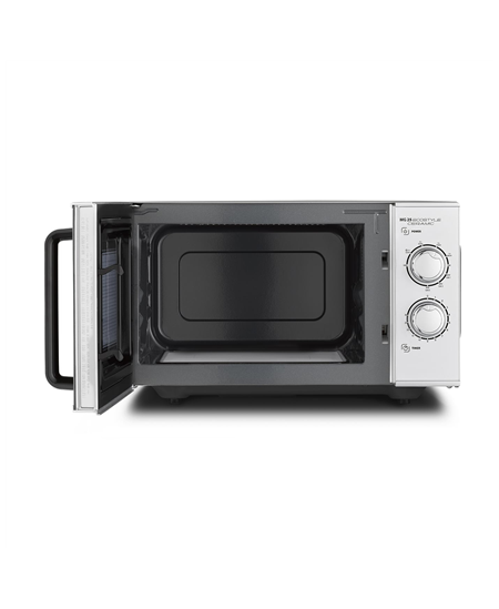 Caso | Ceramic Microwave Oven with Grill | MG 25 Ecostyle | Free standing | 900 W | 25 L | Grill | Silver