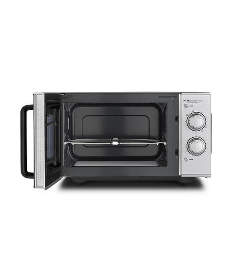 Caso | Ceramic Microwave Oven with Grill | MG 25 Ecostyle | Free standing | 900 W | 25 L | Grill | Silver