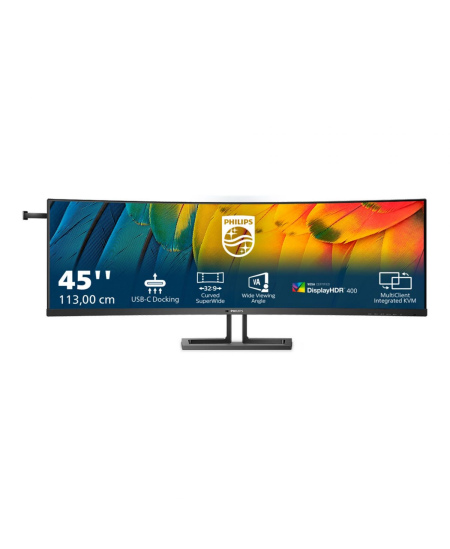Philips | Curved Business Monitor | 45B1U6900C/00 | 44.5 " | VA | HDR | 32:9 | 75 Hz | 4 ms | 5120 x 1440 pixels | 450 cd/m