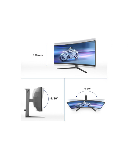 Philips | 34M2C6500/00 Evnia 6000 | 34 " | LED | WQHD | 21:9 | 175 Hz | 0.03 ms | 3440 x 1440 pixels | HDMI ports quantity 