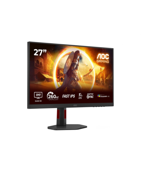 AOC | Q27G4ZR | 27 " | Fast IPS | QHD | 16:9 | 240 Hz | 1 ms | 2560 x 1440 pixels | 400 cd/m² | HDMI ports quantity 2 | Bl