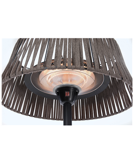 SUNRED Heater ARTIX M-SO BROWN, Corda Bright Standing Infrared, 2100 W, Brown