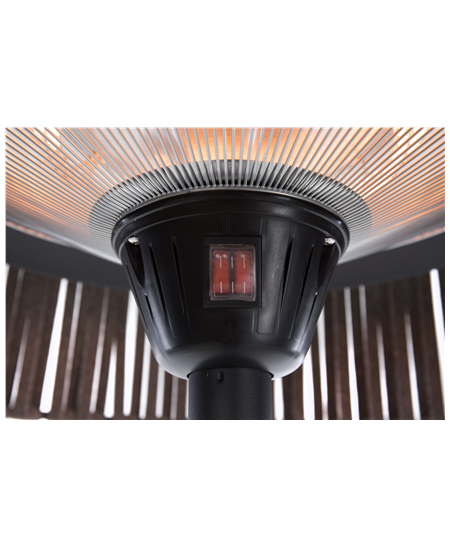 SUNRED Heater ARTIX M-SO BROWN, Corda Bright Standing Infrared, 2100 W, Brown