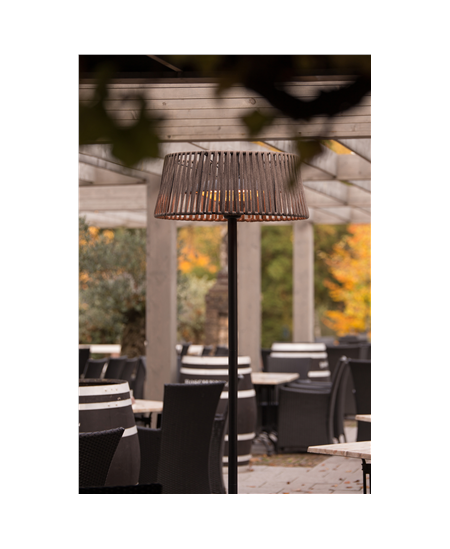 SUNRED Heater ARTIX M-SO BROWN, Corda Bright Standing Infrared, 2100 W, Brown
